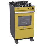 Fogao A Gas 4 Bocas Venax Gaudi Vetro Vitreo Amarelo 220v