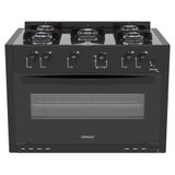 Fogão a Gás de Embutir 5 Bocas Venax Picasso Line Preto