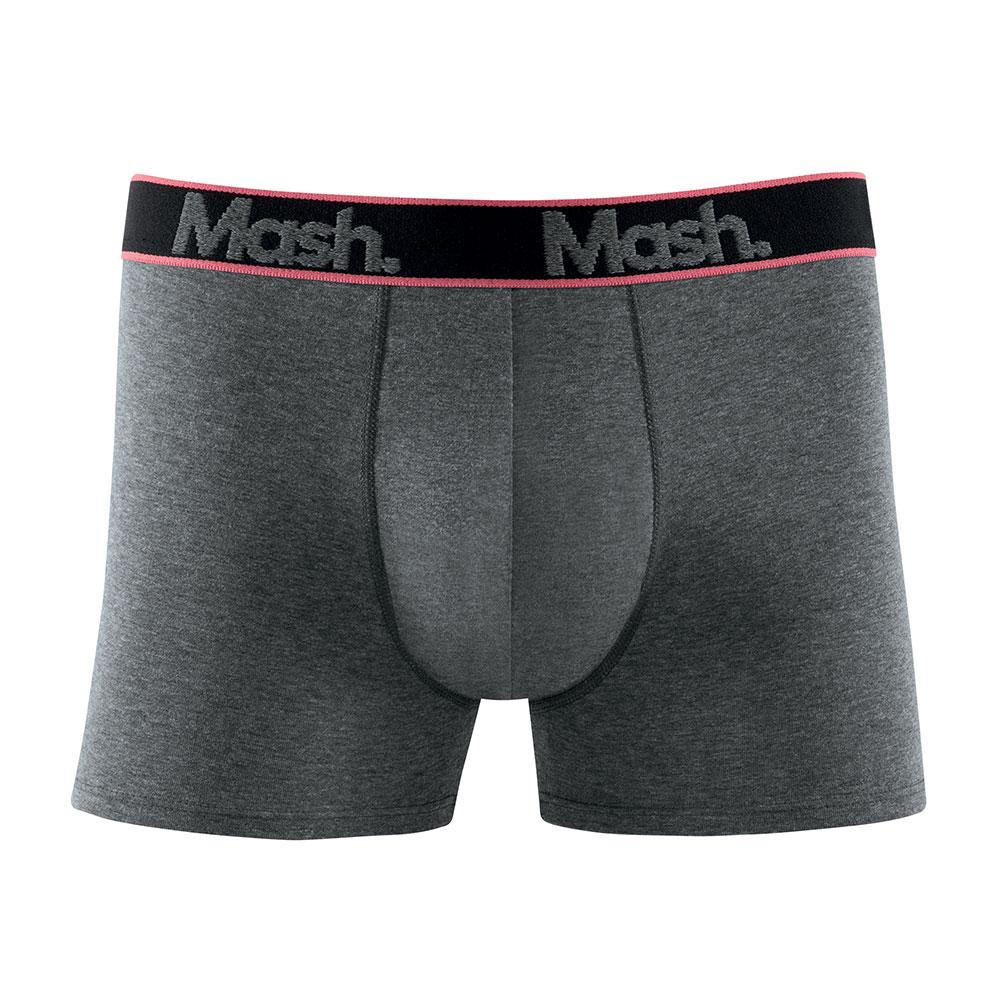 Cueca Boxer Mash Cotton - Cinza Mescla Escuro - P