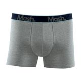 Cueca Boxer Mash Cotton - Cinza Mescla Claro - P