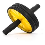 Kit Roda De Abdominal E Lombrar 18cm + Tapete Wct Fitness