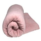 Manta Queen Blush Felpuda Rosa 2,40x2,20m