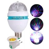 Luz Led Globo Rotativa Rgb Festa Neon Facil Instalação