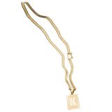 Cordão Grumet 3mm Banhado 18k Letra K