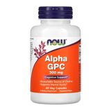Alpha Gpc 300mg Now Foods 60 Capsulas Vegetarianas Importado