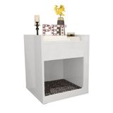 Mesa Lateral/Cama Pet Trovarelli Branco