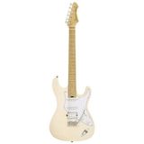Guitarra Aria 714-mk2 Fullerton Marble White