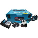 Esmerilhadeira Angular 125mm 18v Metal Com 2 Baterias Carregador E Maleta Mak-pac 3 Dga517rtj Makita