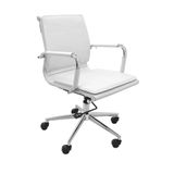 Office Valencia Pu Branco Baixa Rivatti Kit 2 Unidades