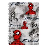 Caderno Universitário Homem Aranha Spiderman 10 Matérias 160 Folhas