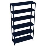 Estante Em Aço Dupla Flex Colorida 176x92x30cm #20/26 Amapá Azul