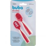 Colher De Treinamento Bebe Introdução Alimentar Rosa - Buba