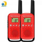Rádio Comunicador Talkabout 25km T110br Vermelho Motorola -