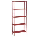 Estante Aço 5 Prateleiras Eaf014 Vermelho