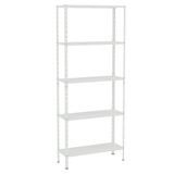 Estante Aço 5 Prateleiras Eaf014 Branco