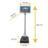 Cesta De Basquete Móvel De Aço Ahead Sports