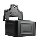 Porta Sal Saleiro Em Aço Inox Preto 700g - Mak Inox