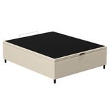 Base Para Cama Box Baú Casal 138x188cm Hit I02 Corano Bege - Mpozenato