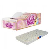 Cama Infantil Princesas Menina Com Colchão Cor Rosa