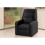 Poltrona Do Papai Reclinável Classic - Preto Corino