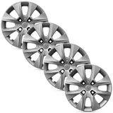 Jogo 4 Calota Original Peugeot 208 207 206 Aro 14 Grid