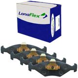 Kit Pastilha Freio Fiat Punto 2009 A 2016 Dianteira Lonaflex