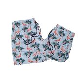 Kit Casal Tactel  Moda Praia Flamingo Plus Size