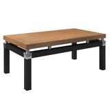 Mesa De Centro Para Sala De Estar Malva Nature/preto