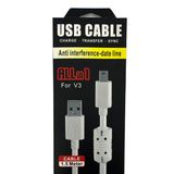 30 Cabo Usb V3 Para Carregar Controle De Ps3 Com 1,5 Metros