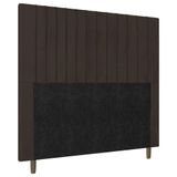 Cabeceira Cama Box Casal King Size Nala 195cm Suede Marrom