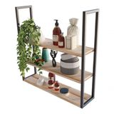 Prateleira De Parede Resistente 80cm De Madeira Para Quarto