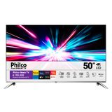 Smart TV Philco 50 Polegadas 4K UHD LED Roku TV Preto - PTV50G7PR2CSB