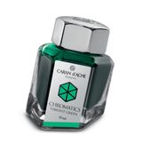 Tinta Caneta Tinteiro Caran D&#39;ache Vibrant Green 50ml