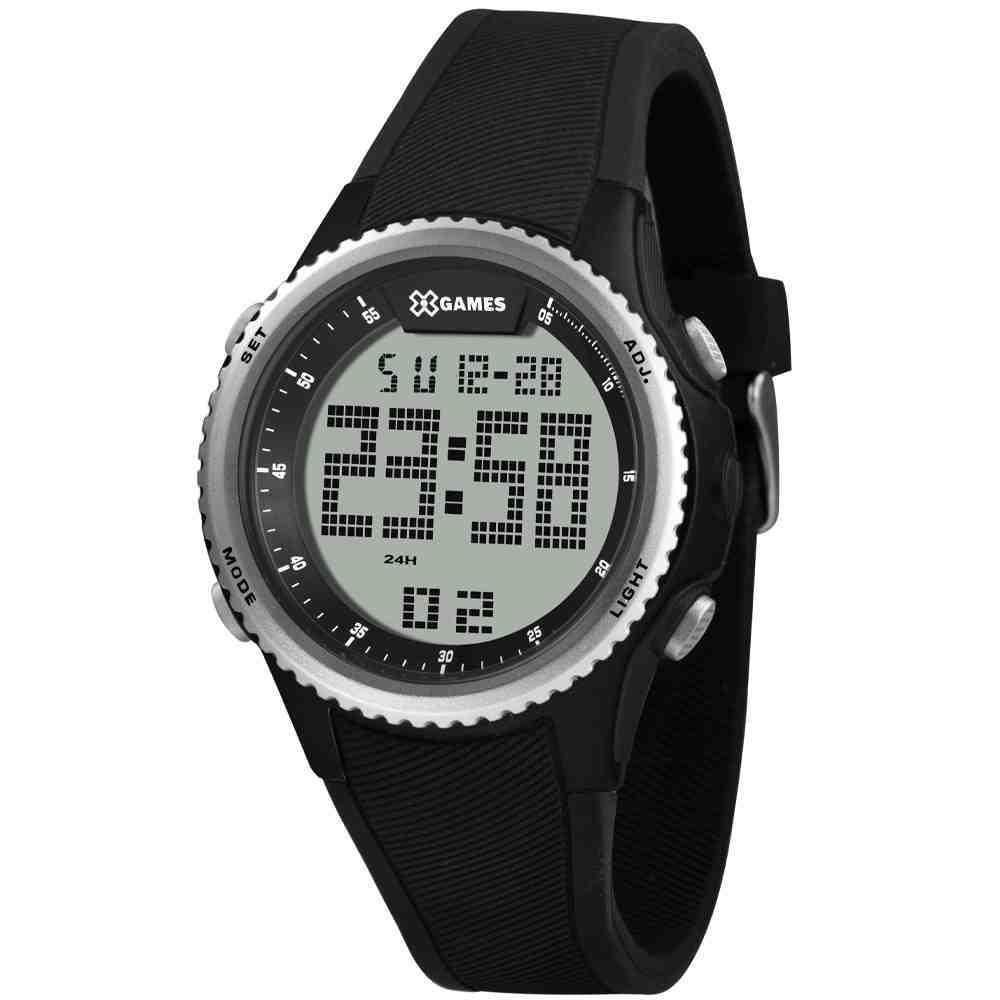 Relógio X-games Masculino Digital Xmppd607 Preto Prata