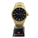 Relógio Technos Masculino Dourado Skymaster 2117ldc/1p