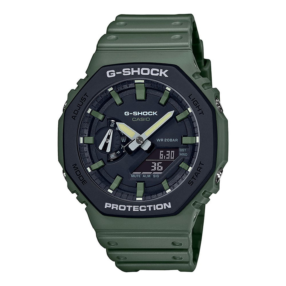 Relógio G-shock Carbon Core Guard Verde Ga-2110su-3adr