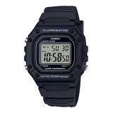 Relógio Casio Masculino Digital Preto W-218h-1avdf