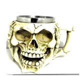 Caneca Caveira Sabedoria Chopp Festa Skull Não Escuto Surda