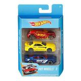 Hot Wheels Pacote 3 Carros K5904 - Mattel