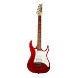 Guitarra Ibanez Stratocaster HSS GRX 40 CA Candy Apple Red Strato Captação Humbucker Single Single