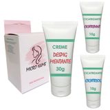 Despigmentante Micropigmentação 30g + 2 Creme Cicatrizante Suavizante