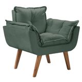 Poltrona Opalla 1 Lugar Base Palito Verde