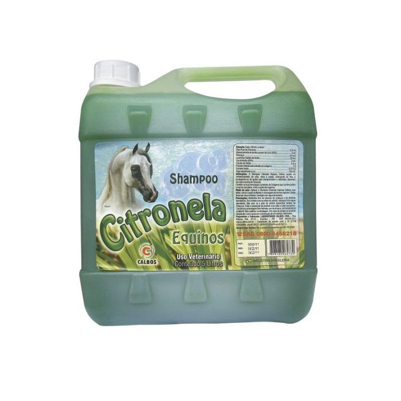 Shampoo Citronela Equinos Calbos - 5 Litros