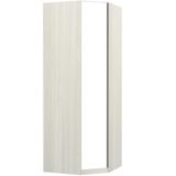 Guarda Roupa 1 Porta 1 Cabideiro Legno Crema Com Branco Mat