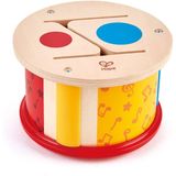 Hape Double-Sided Drum| Instrumento de tambor musical de madeira de lado duplo para crianças