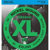 Cordas Para Contrabaixo Exl220 040-095 - D&#39;addario