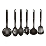 Conjunto De Utensílios Colheres P/ Cozinha 6 Peças Nylon