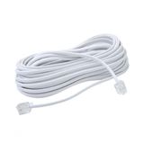 Cabo Telefone Branco Rj-11 5m Blister 4863