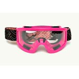 OCULOS MOTOCROSS TRILHA MATTOS RACING MX CRISTAL ROSA