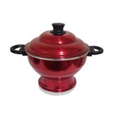 Sopeira De Aluminio Com Tampa Grande 3l Vermelho Belmar